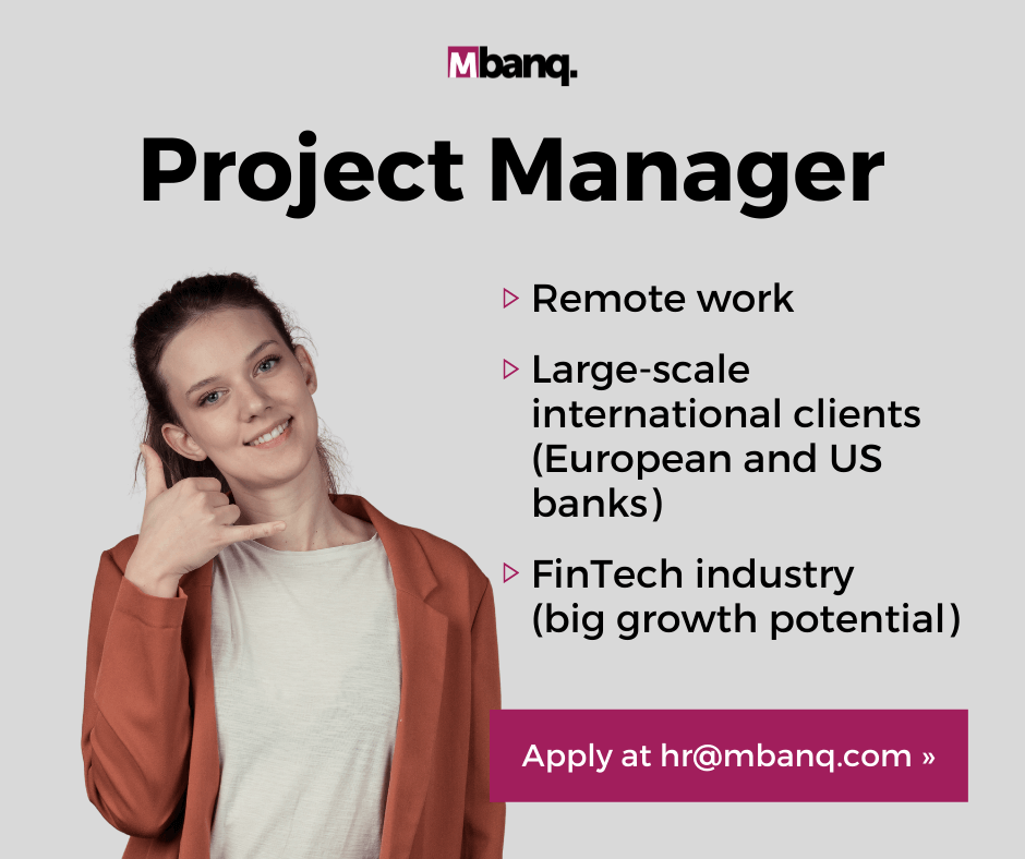 Project Manager position at Mbanq