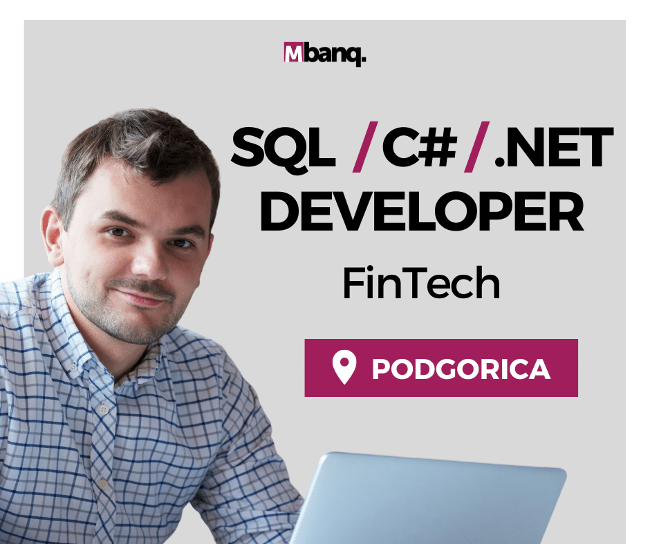 SQL .Net Developer oglas Podgorica SQL .Net Developer oglas za posao Podgorica Crna Gora